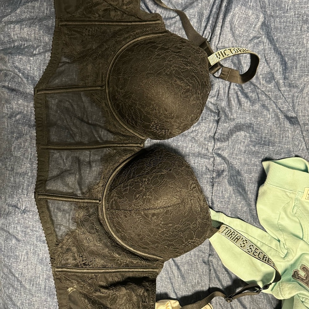 Victoria's Secret Black Lace corset